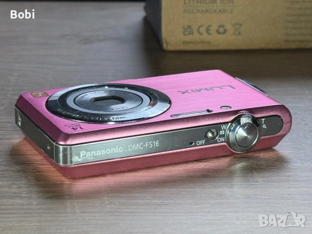 Panasonic Lumix DMC-FS16 + 2 батерии + зарядно + SD карта, снимка 14 - Фотоапарати - 54004829