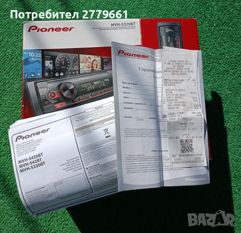 Pioneer MVH-S320BT Bluetooth USB 1DIN – Отлично състояние, снимка 3 - Аксесоари и консумативи - 55198499