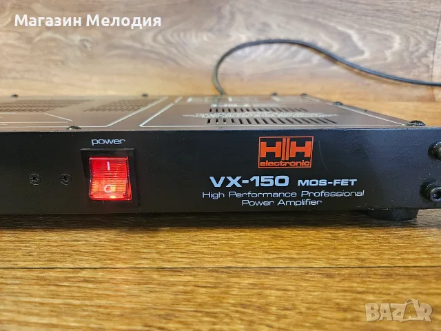 Крайно стъпало HH VX150 150watt 2 channel Professional MOSFET Power Amplifier, снимка 5 - Ресийвъри, усилватели, смесителни пултове - 55307751