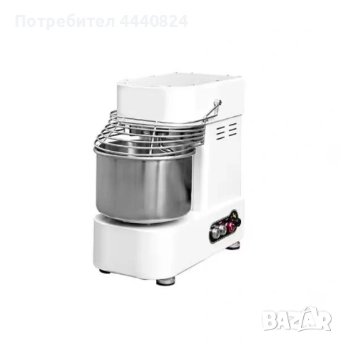 Спирален тестомесачен миксер 10 л – капацитет до 5 кг тесто