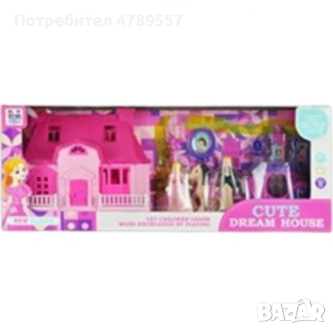 Комплект къщичка с каляска, конче и фигурки, снимка 5 - Други - 54330449