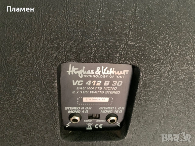Hughes & Kettner 4x12 Guitar Cabinet, снимка 6 - Китари - 54595090