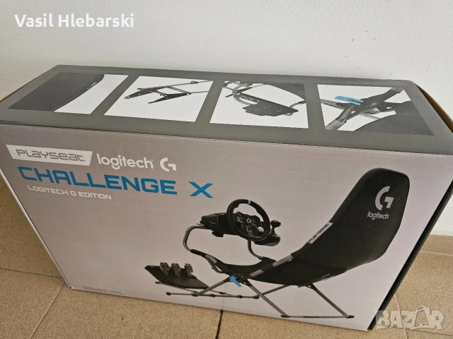 Logitech G923 racing wheel, playseat Logitech Challenge X, снимка 7 - Аксесоари - 54420904