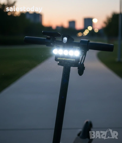 Светлини за скутер, тротинетка, моторциклет, LED, USB