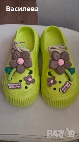 Кроксове с цветя. , снимка 5 - Чехли - 55069027