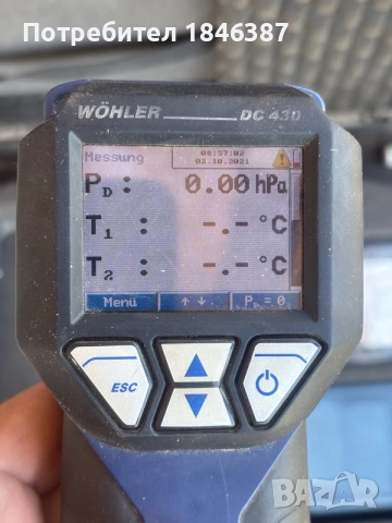 тестер, за херметичност Wohler DC 430 Germany, снимка 4 - Други инструменти - 55678920