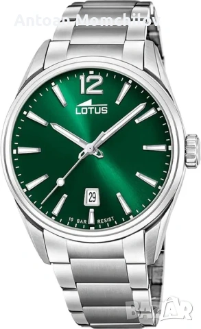 Мъжки часовник Lotus Chrono 18692/4 стоманен зелен, снимка 2 - Мъжки - 54827805
