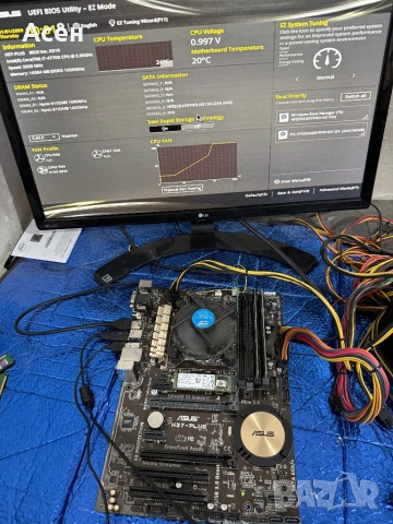 Дънна платка Asus H97-PLUS, Socket 1150 и  процесор Intel Core i7-4770к И рам 16 гб И ram , снимка 3 - Външни хард дискове - 39077904