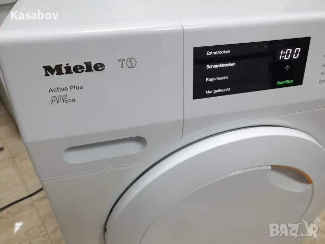 Miele T1 Active Plus Eco Сушилня с Термопомпа и Аларма Миеле 12м Гаранция, снимка 2 - Сушилни - 55438850