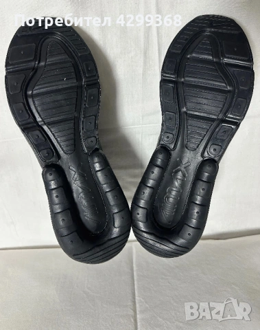 Дамски маратонки Nike Air Max 270 Triple Black sneakers, снимка 9 - Маратонки - 54497306