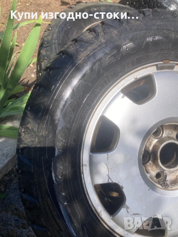 Гуми Офроуд Goodyear 205/70/15 с джанти Ауди 5х112, снимка 4 - Гуми и джанти - 55231714