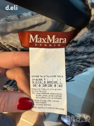 MAX MARA Original Size M 100% Вълна Нова рокля, снимка 6 - Рокли - 55242504
