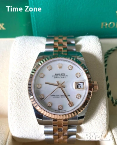Rolex Datejust 31mm (36mm) Steel Diamond Dial Дамски Различни Варианти, снимка 12 - Дамски - 54043835