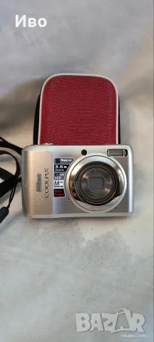 Фотоапарат Nikon Coolpix L19 + калъф и карта памет 