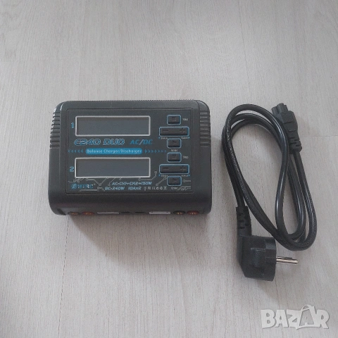 Професионално Двуканално Зарядно HTRC C240 DUO 10A 240W | LiPo/LiHV/NiMH