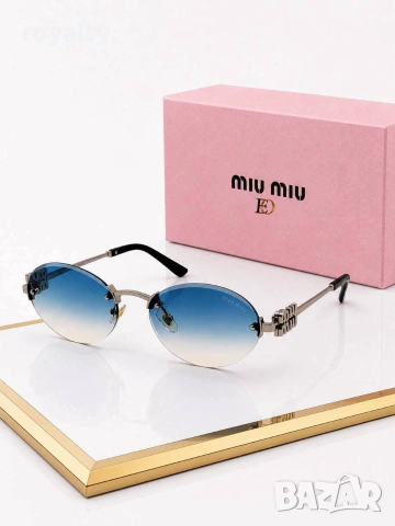 Miu Miu Нови Дамски Слънчеви Очила Миу Миу Различни Цветове , снимка 3 - Слънчеви и диоптрични очила - 55151095
