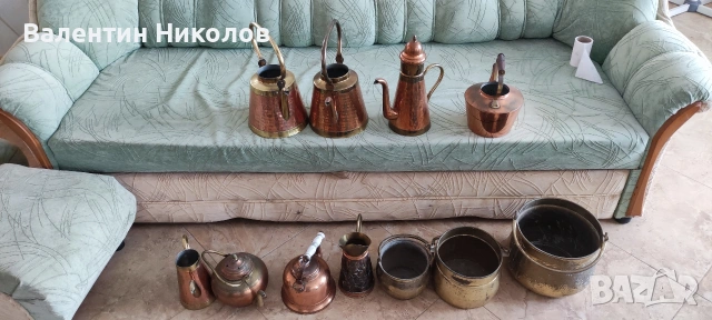 Медни и месингови съдове , снимка 6 - Декорация за дома - 54887093