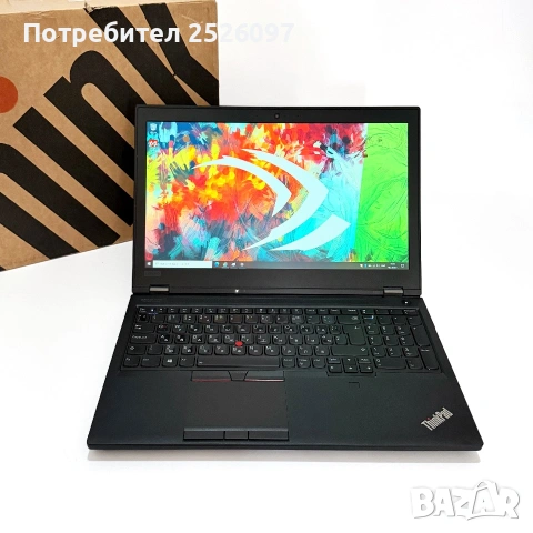 Lenovo ThinkPad P53/32GB DDR4/i7-9850H/NVIDIA T1000/Workstation, снимка 2 - Лаптопи за работа - 55241322