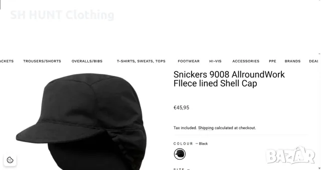 Snickers 9008 AllRound Winter Work Shell Cap Размер One Size зимна шапка с козирка W4-766, снимка 2 - Шапки - 55565678