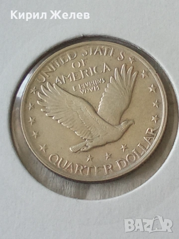 Сребърна монета Америка USA QUARTER DOLLAR 67890, снимка 3 - Нумизматика и бонистика - 54817216