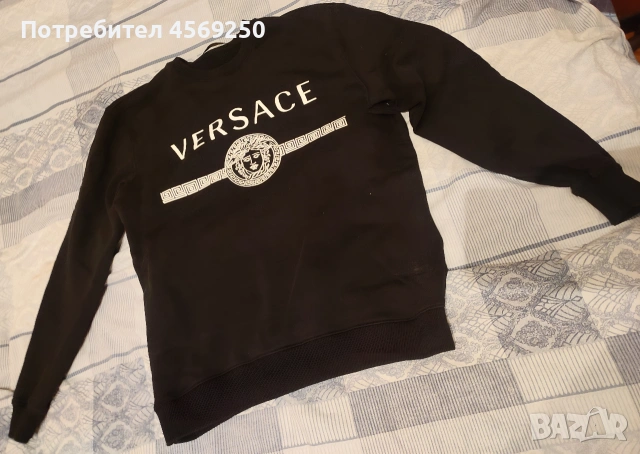 Мъжка блуза/суичър VERSACE Medusa – Оригинал, Размер M, Чисто нова , снимка 2 - Суичъри - 54404276
