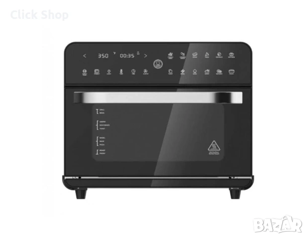 Air Fryer Фурна ZEPHYR Deluxe XXL – 25L, 1800W, 12в1, снимка 11 - Фритюрници - 54800987