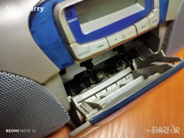 радиокасетофон + CD JVC RC-BX 530SL, снимка 3 - Аудиосистеми - 55329778