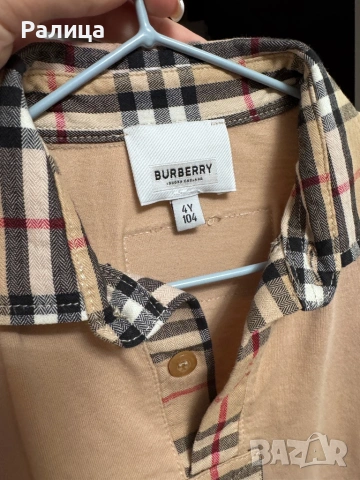 Детска блуза Burberry , снимка 4 - Детски Блузи и туники - 54210556