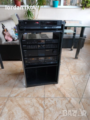 Sony CDP-350+STR-225+TC-W255+Шкаф, снимка 6 - Аудиосистеми - 55072417