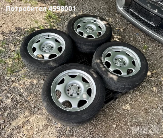 4бр.Алуминиеви джанти 16цола 5x112 за Mercedes Benz E-Class, C-Class, Vaneo, снимка 3 - Гуми и джанти - 55637021