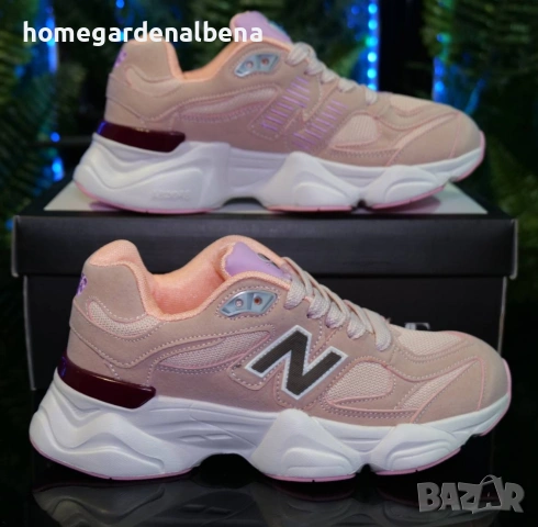New Balance 9060 – Дамски маратонки розово/лилаво | Размери 37–39, снимка 3 - Маратонки - 54314492