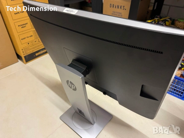 Монитор HP Elitedisplay E222 22" IPS 1080p Displayport,HDMI,Pivot, снимка 5 - Монитори - 54193774