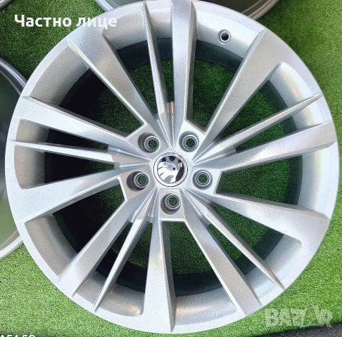 Продавам 4бр оригинални 19-ки джанти за Шкода Супърб,Кодиак, Карок, Еняк, Елроя , снимка 5 - Гуми и джанти - 54540948