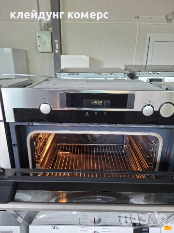 Фурна за вграждане AEG MAXI PYROLIS мод. BSS575021M 72л., снимка 2 - Печки, фурни - 54087729