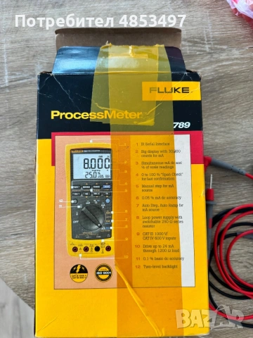 Fluke 789 ProcessMeter – неизползван, пълен комплект, кутия, снимка 8 - Други инструменти - 54862543