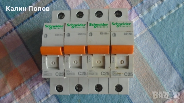 Автоматичен предпазител Schneider - C25 - E61N+