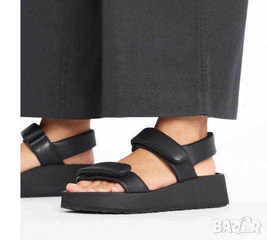 чехли /Сандалите Papillio Theda Black Natural Leather от Birkenstock номер 42, снимка 6 - Чехли - 54919988