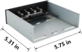 Namvo 4-Switch SATA HDD Power Supply Switch – контролер за захранване на HDD/SSD дискове с 2 x 2.5" , снимка 3