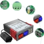 Дигитален термостат и хигростат STC-3028 220V – 2 релета 10A, комбиниран сензор за инкубатор 10108, снимка 10