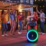 Караоке тонколона 12" BT-1218 с Bluetooth, цветомузика и 2 безжични микрофона , снимка 4