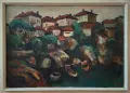 Картина "Созопол", 1971 г., худ. Йордан Парашкевов (1934-1987), снимка 1