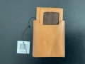 Коженият картодържател (mini portemonnee / kartenetui) «HEMA», Холандия., снимка 1