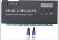 DMX декодер 24-канален драйвер за димиране на осветление,LED DMX512 контролер,RGB лентова светлина, снимка 2