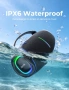 Преносим Bluetooth колонка Rienok 100w с LED RGB осветление, водоустойчива (IPX6), 30h, снимка 6