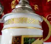 Порцеланова халба с калаен капак,пивоварна Binding. , снимка 3