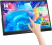 Преносим монитор с тъчскрийн 14-инчов HDR 1080P IPS екран, снимка 1