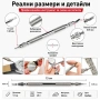 Професионален часовникарски инструмент за смяна патентите на часовници за верижки ремонт часовникари, снимка 6