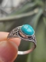 Сребърен пръстен с Тюркоаз, снимка 2