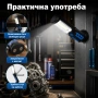 Работна къмпинг преносима лампа LED фенер с кука магнит осветление за риболов туризъм аварии палатка, снимка 4