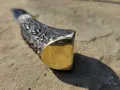 Ловен нож от Еленски рог, снимка 5